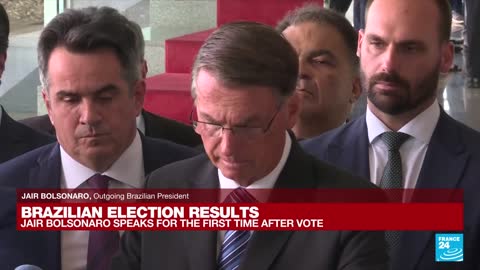 Live: Bolsonaro says he will 'comply' with the constitution after election loss • FRANCE 24