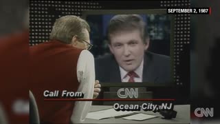 Donald Trump: "I don't want to be president" - entire 1987 CNN interview (Larry King Live)