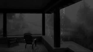 One Hour of Rain Ambiance for Sleep: With Rain and Thunder Sounds at Night