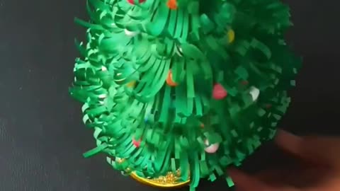 Christmas tree craft 🎄🎄🎄 #shorts #diy #craft #Christmas #ashortaday