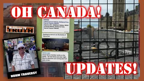 UPDATE! GIANT PIT IN FRONT OF PARLIAMENT! BLACK VAN ID! RCMP RUNS FROM PAPER!