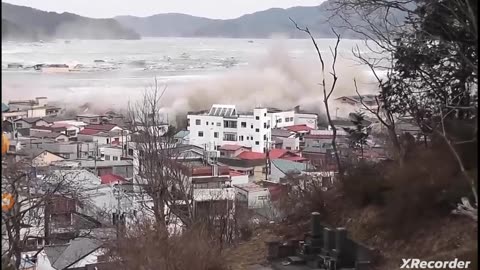 Tsunami footage