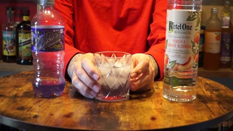 Ketel One Botanical Peach & Orange Blossom Vodka & Mtn Dew Game Fuel Mystic Punch