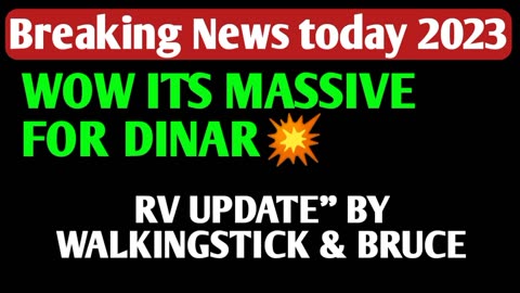 Dinar rv news