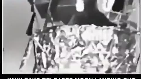 Wikileaks leaked footage of Moon Landings being staged