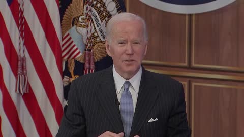 Biden gives a statement on new jobs and economy after meeting with CEOs and unions