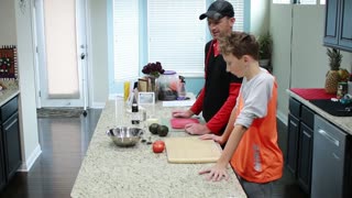 Guacamole Recipe Simple Recipe. Preparing Guacamole for Soccer Football Event Party. Guac Recipe