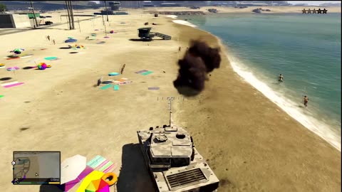 GTAV - Tank me to the beach