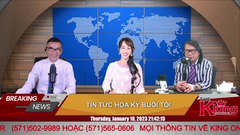 TIN TỨC HOA KỲ BUỔI TỐI - 01/19/2023 - The KING Channel