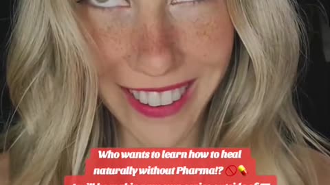 Learn how to heal naturally without Pharma!