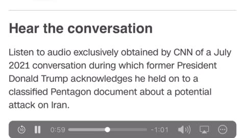 Jack Smith and DOJ just leaked the Trump audio tape to CNN. This is Their “Smoking Gun”? Does anyone see a problem with the DOJ leaking this Out?