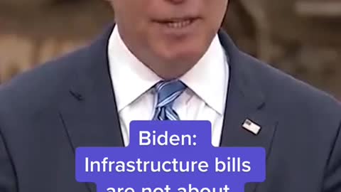 Biden: Infrastructure bills are not about 'left versus right'