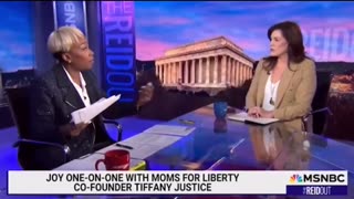 Tiffany Justice steamrolls Joy Reid's defense of hyper sexualized content in school libraries.