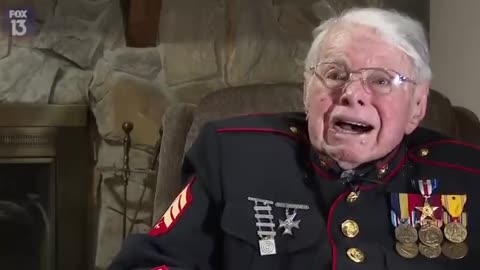 100 Year Old Veteran Breaks Down In Tears At What America Has Become