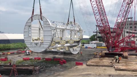 Consol Energy Rotary Car Coal Dumper Replacement: A Time-Lapse video from start to finish