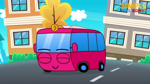 The Wheels on the Bus | Songs for Kids | Simple Kids Songs | Video Music For Kids