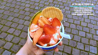 Kev's Tasty Food Splash: 💯% Quality Time | 🍨 Italian Fresh Fruits Cup & More #icecreamlover