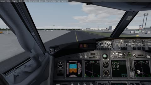 Frankfurt EDDF Cold and Dark Condor 737 P3D4 IVAO