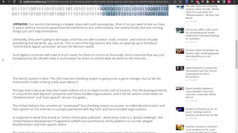 The UN Has Implemented A New Fact-Checking System To Crack Down On "Misinformation"!!!