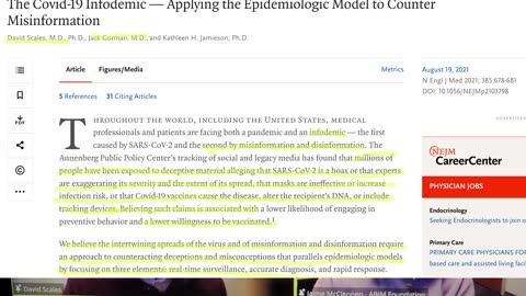 Dr. David Scales discusses "Infodemics and Infodemiologists"