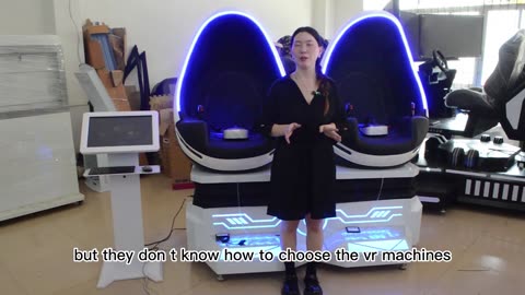 360-degree viewing angle for two people to watch VR egg chair VR equipment