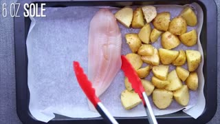 Easy Baked Fish with Roasted Potatoes