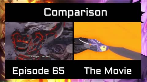 Naruto and Sasuke VS Momoshiki Comparison Side by Side: Boruto Anime (Episode 65 VS The Movie)