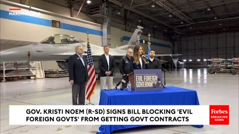 JUST IN Kristi Noem Signs Bill To Block Evil Foreign Governments From Getting Govt Contracts