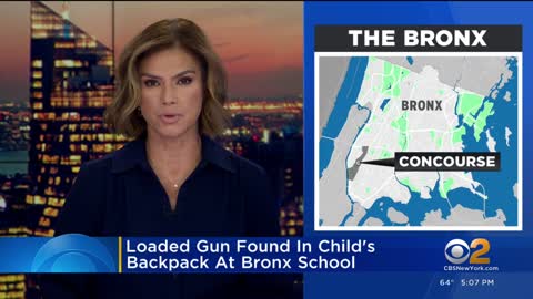 Loaded gun found in child's backpack