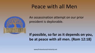 Peace with all Men