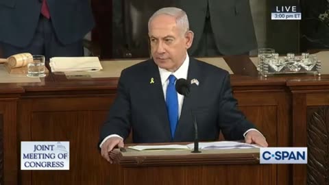 Bejamin Natanyahu Speech before Congress- Something Strange...