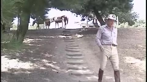 President Reagan Horseback Riding at Rancho Del Cielo on September 3, 1988