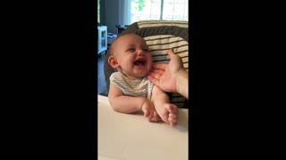 Tickles Keep Baby Giggling