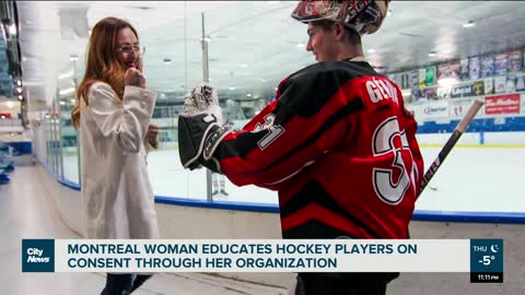 Montreal woman educates elite hockey players about consent