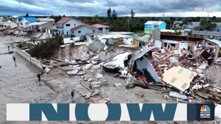 Drone Video Reveals Nicole's Destructive Path Across Florida's New Smyrna Beach