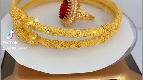Latest gold bangles rings