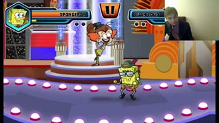 SpongeBob SquarePants VS Luan Loud In A Nickelodeon Super Brawl World Battle With Live Commentary