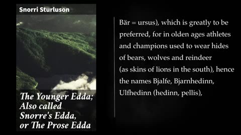 THE YOUNGER EDDA of Snorre. Audiobook - full length, free