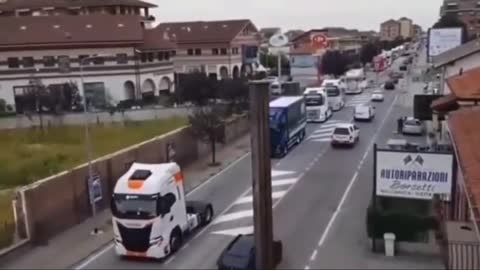 Italian Truckers Joining In