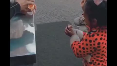 Turkish icecream prank and cute princess |funny_comedy| Şakaci Dondurmaci #shorts