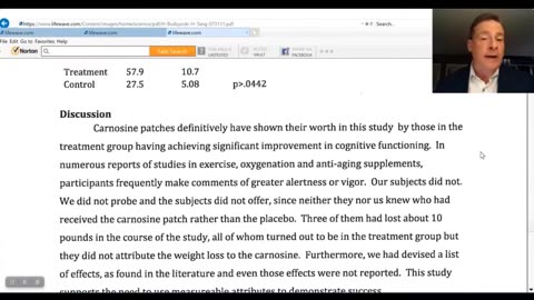 Testimonials and Carnosine explained