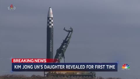 RELEASE OF A PICTURE OF KIM JONG UN'S DAUGHTER DURING A LONG-RANGE MISSILE LAUNCH