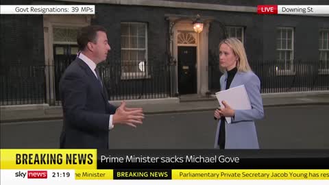 Boris Johnson sacks Levelling Up Secretary Michael Gove