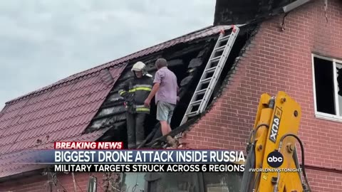 Ukraine launches far-reaching drone attack inside Russia