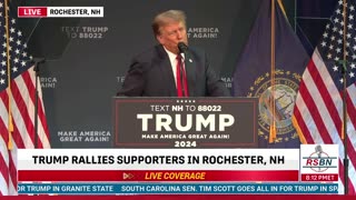 FULL SPEECH: President Trump to Deliver Remarks in Rochester, New Hampshire - 1/21/24