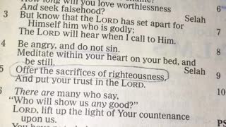 Bedtime Psalm # 4