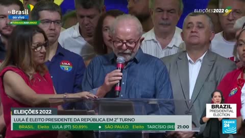 Lula promises to unite a divided Brazil, Bolsonaro remains silent after defeat • FRANCE 24 English