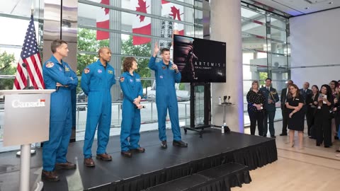 Unlocking Secrets: Artemis II Moon Mission Crew's D.C. Tour #nasa
