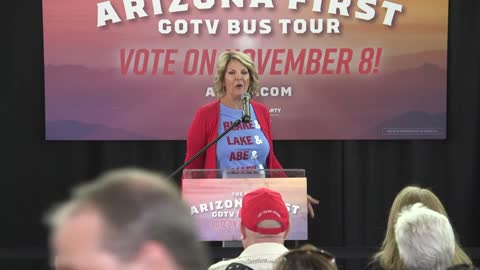 Kari Lake's Arizona First "Get Out To Vote" Rally with Blake Masters, Abe Hamadeh & Mark Finchem