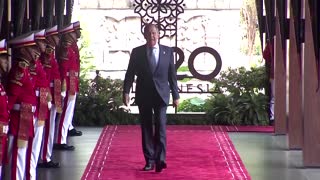 Russia's Lavrov arrives at Bali G20 summit venue